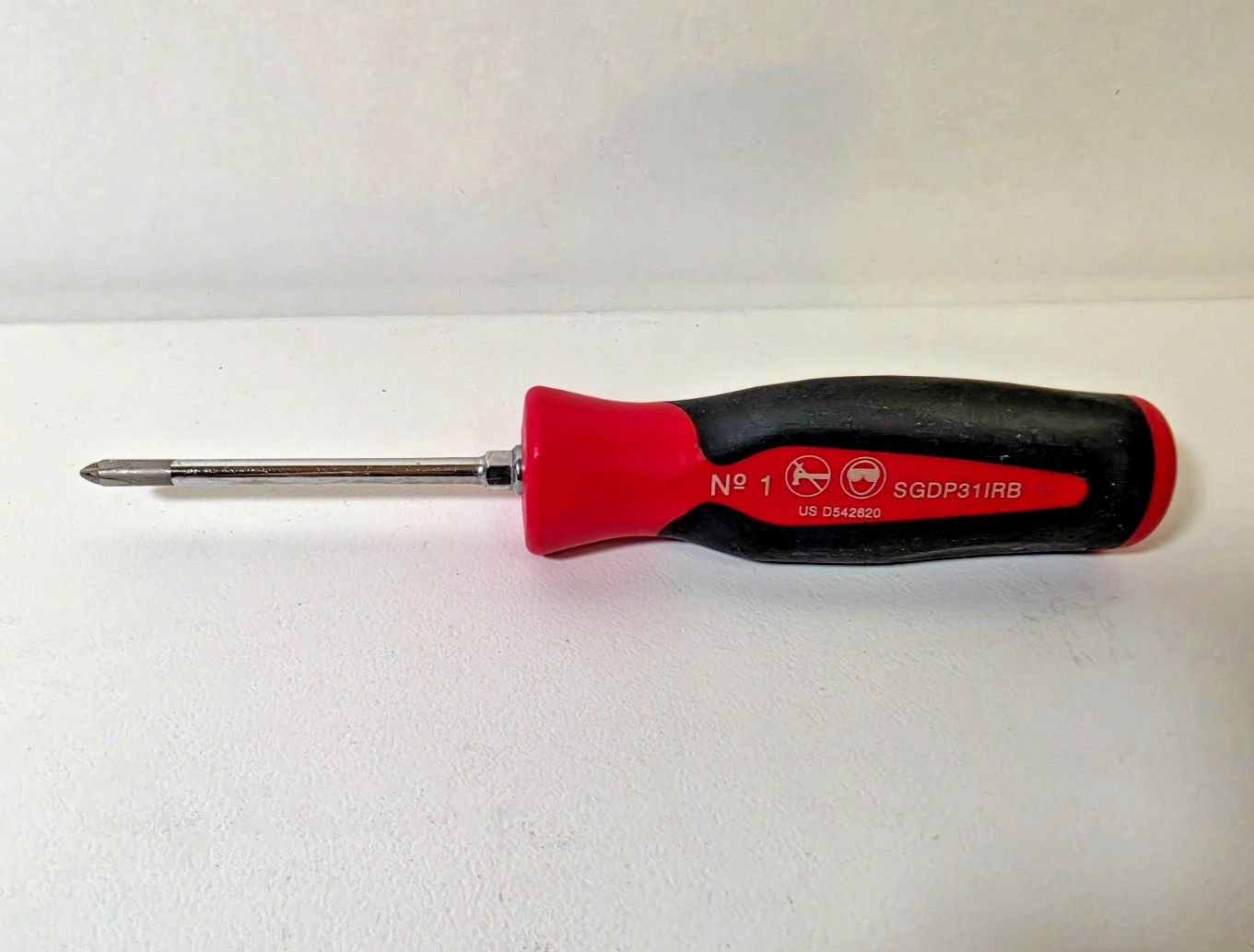 *NEW* Snap-On Tools SGDP31IRB #1 Philips RED Soft Grip Screwdriver FREE SHIPPING