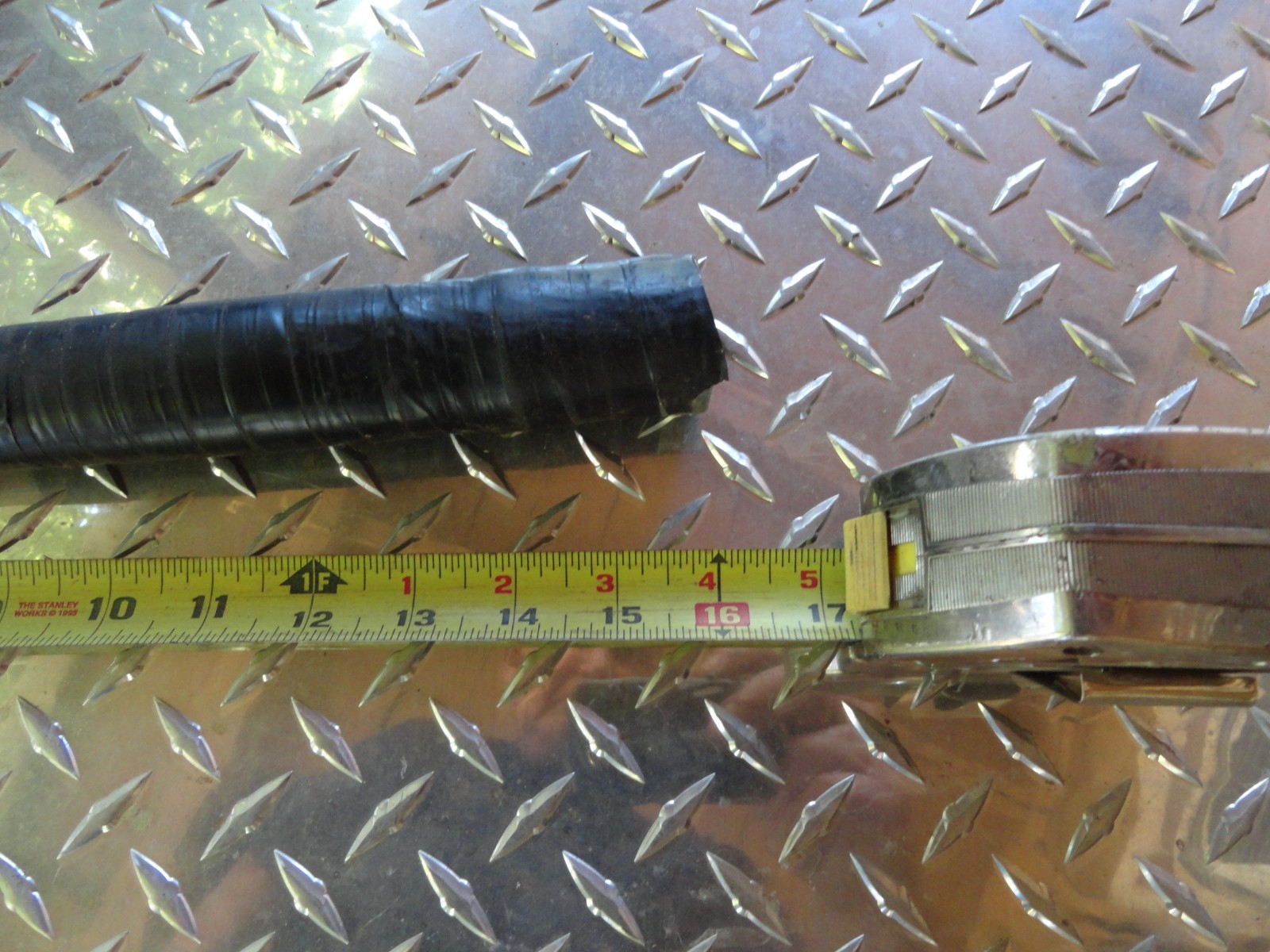 BODY REPAIR HAMMER USED 16″ HANDLE 8 1/4″ LONG REACH HEAD 1 1/2″ FACE FAST SHIP
