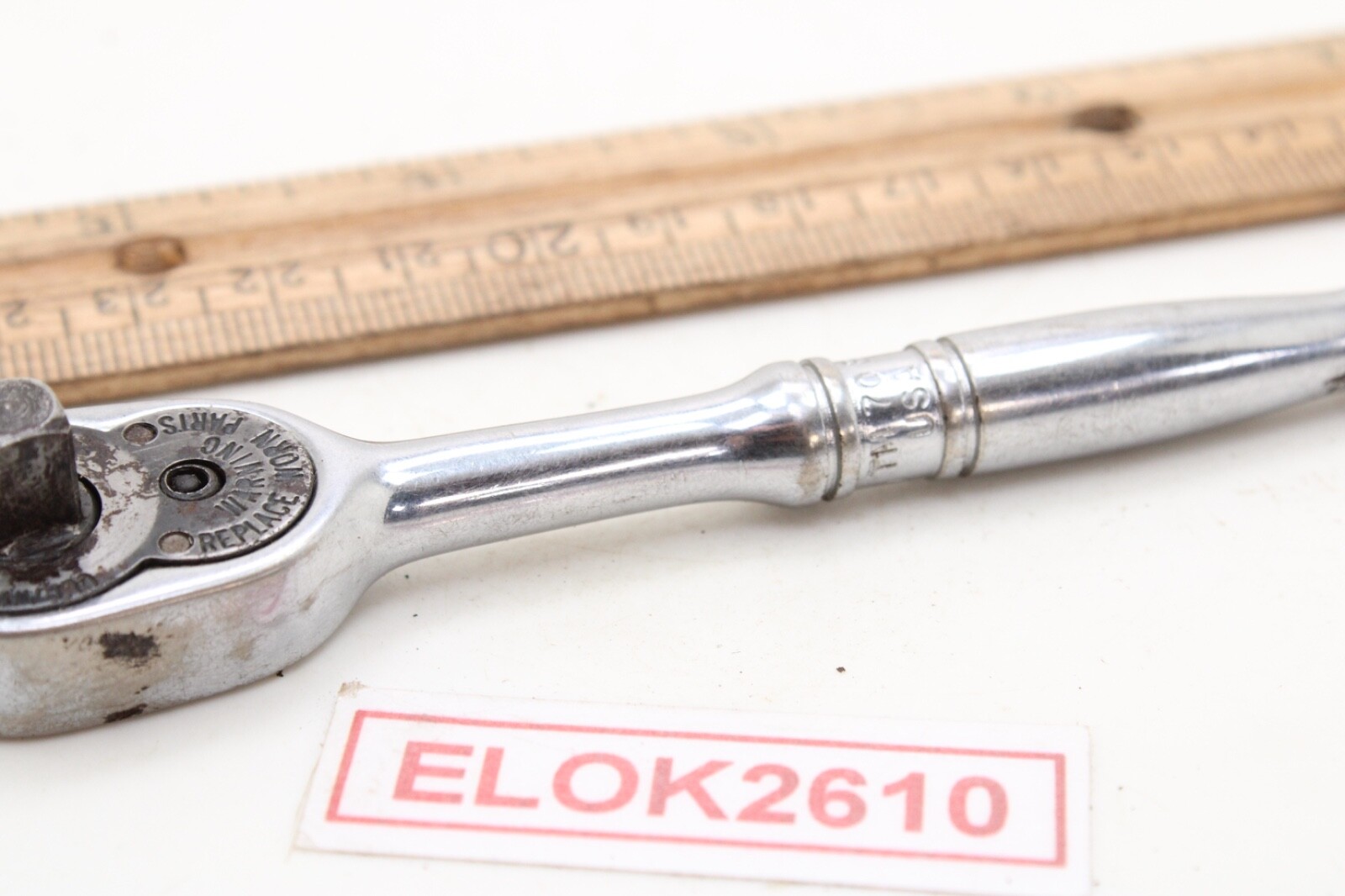 Snap-on Tools TM70B 1/4” Drive Ratchet 4-1/4” Length Chrome USA