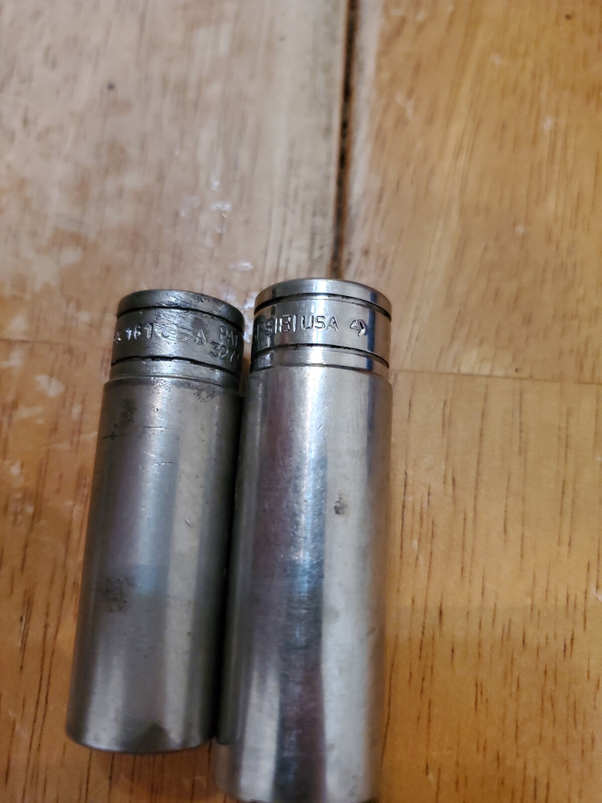 Snap On 3/8 Drive 1/2 9/16 6PT Deep Sockets Worn Lot Of 2
