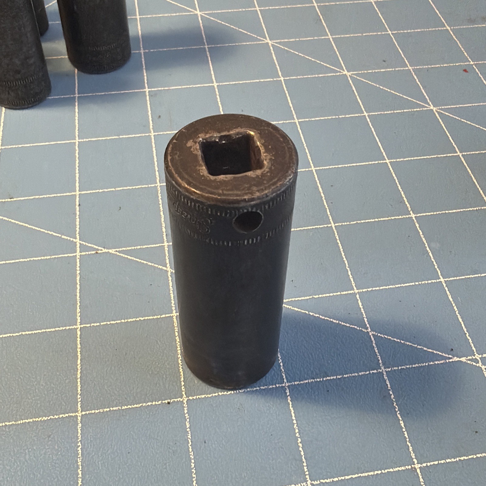 Snap-on Tools 3/8″ Dr. 18mm. Metric Deep 6PT Deep Impact Socket SIMFM18 USA