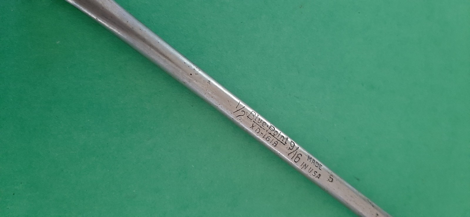 Blue-Point Tools USA 1/2″ x 9/16″ XD-1618 Offset Round Handle Box-end Wrench 721