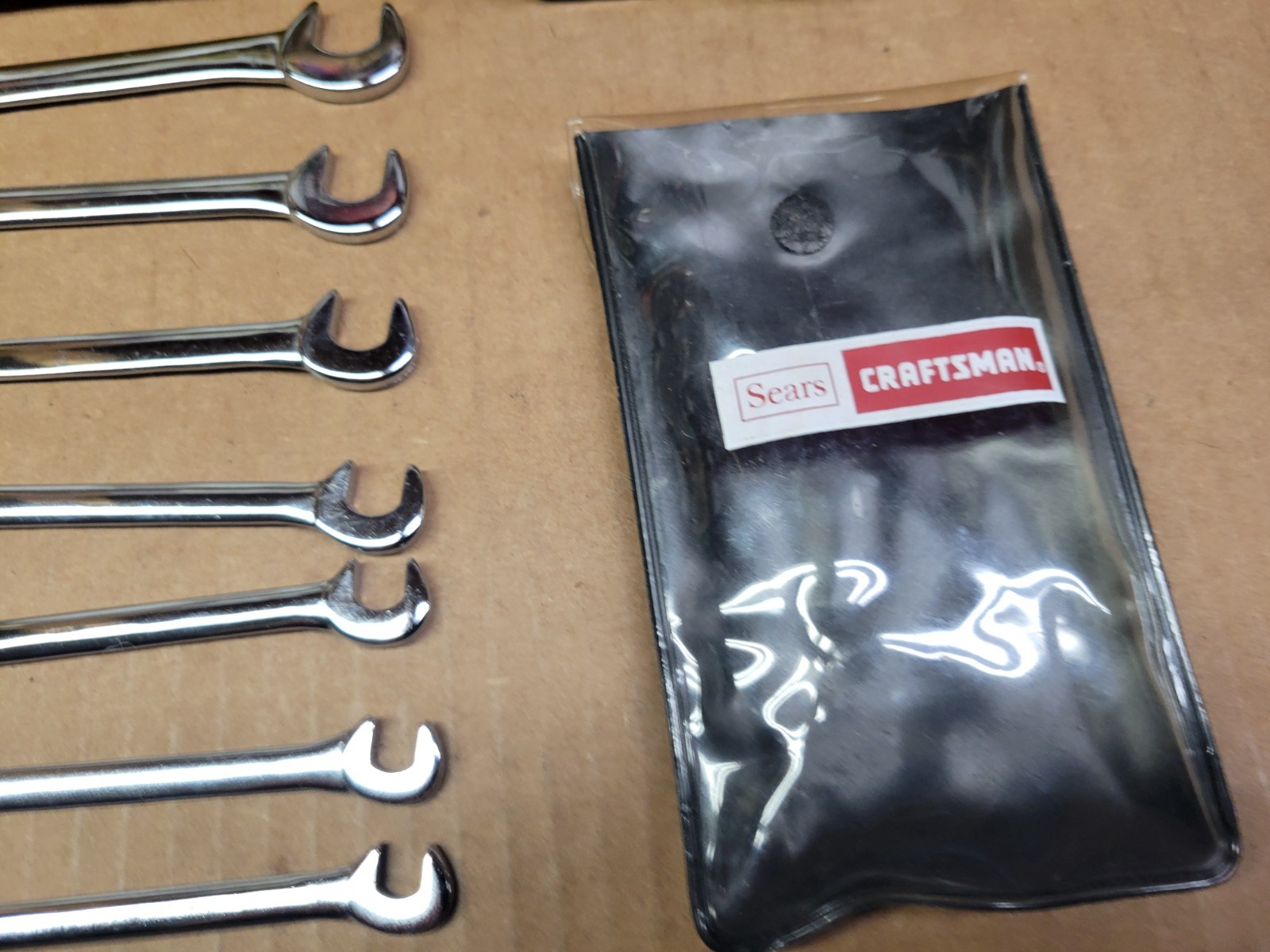 Craftsman USA 8-Piece Open End Ignition Wrench Set with Pouch No 4306