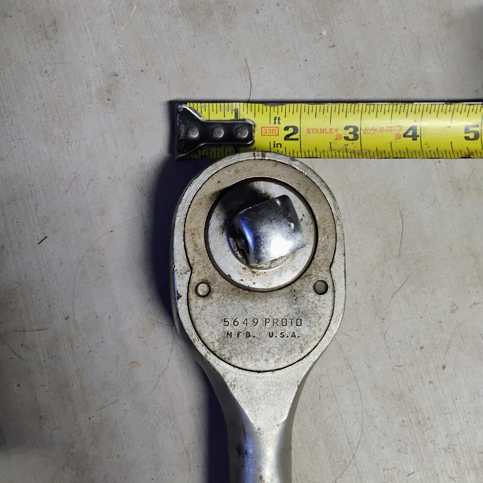Proto 5649 3/4» Drive Ratchet. 20″ Long Heavy Duty Pear Shape Made in USA