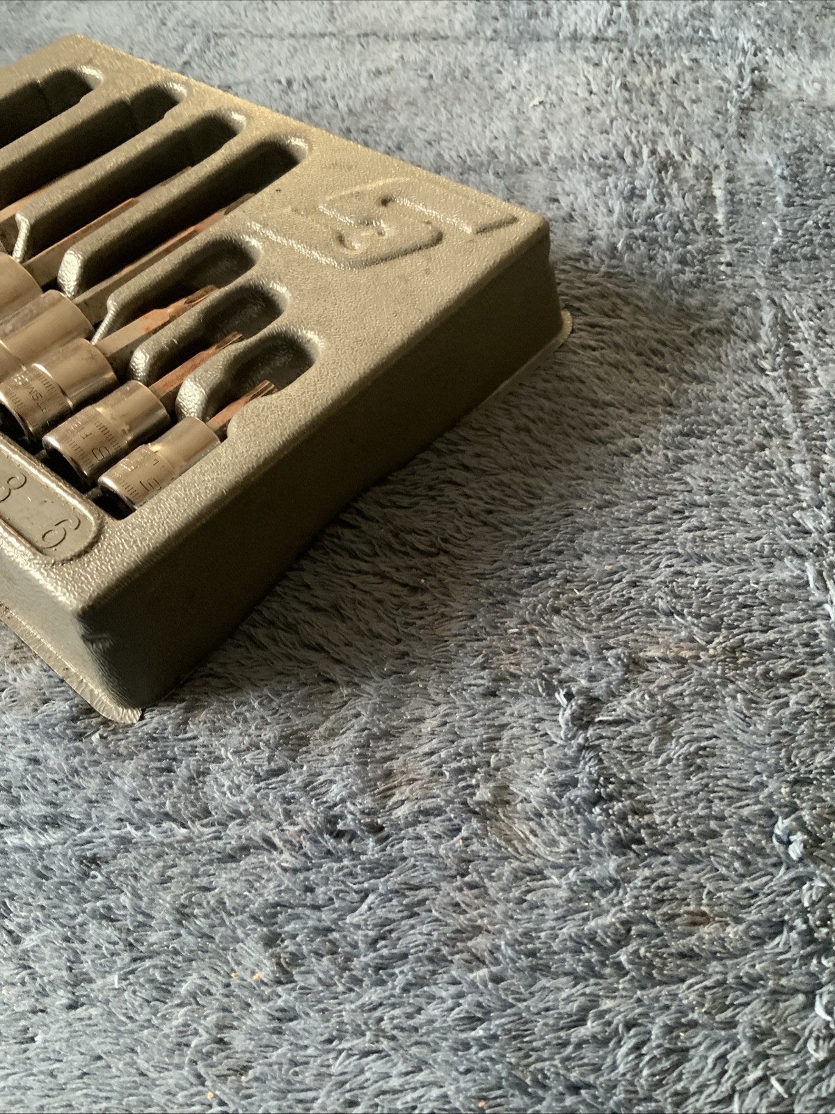 Snap On Triple Square Socket Set…metric,,,,surface Rust…..