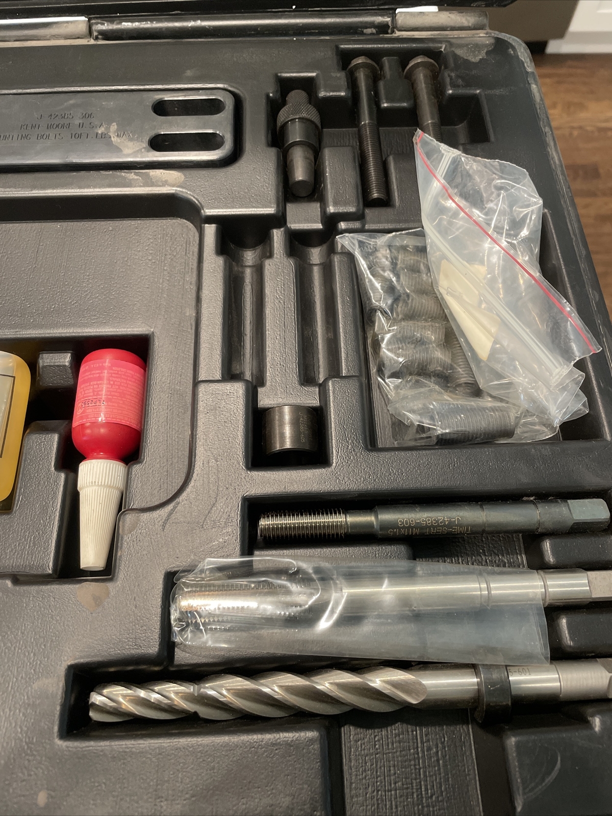 Kent Moore J-42385-650 Time-Sert Thread Repair Kit 3.5L LX5 Engine Incomplete