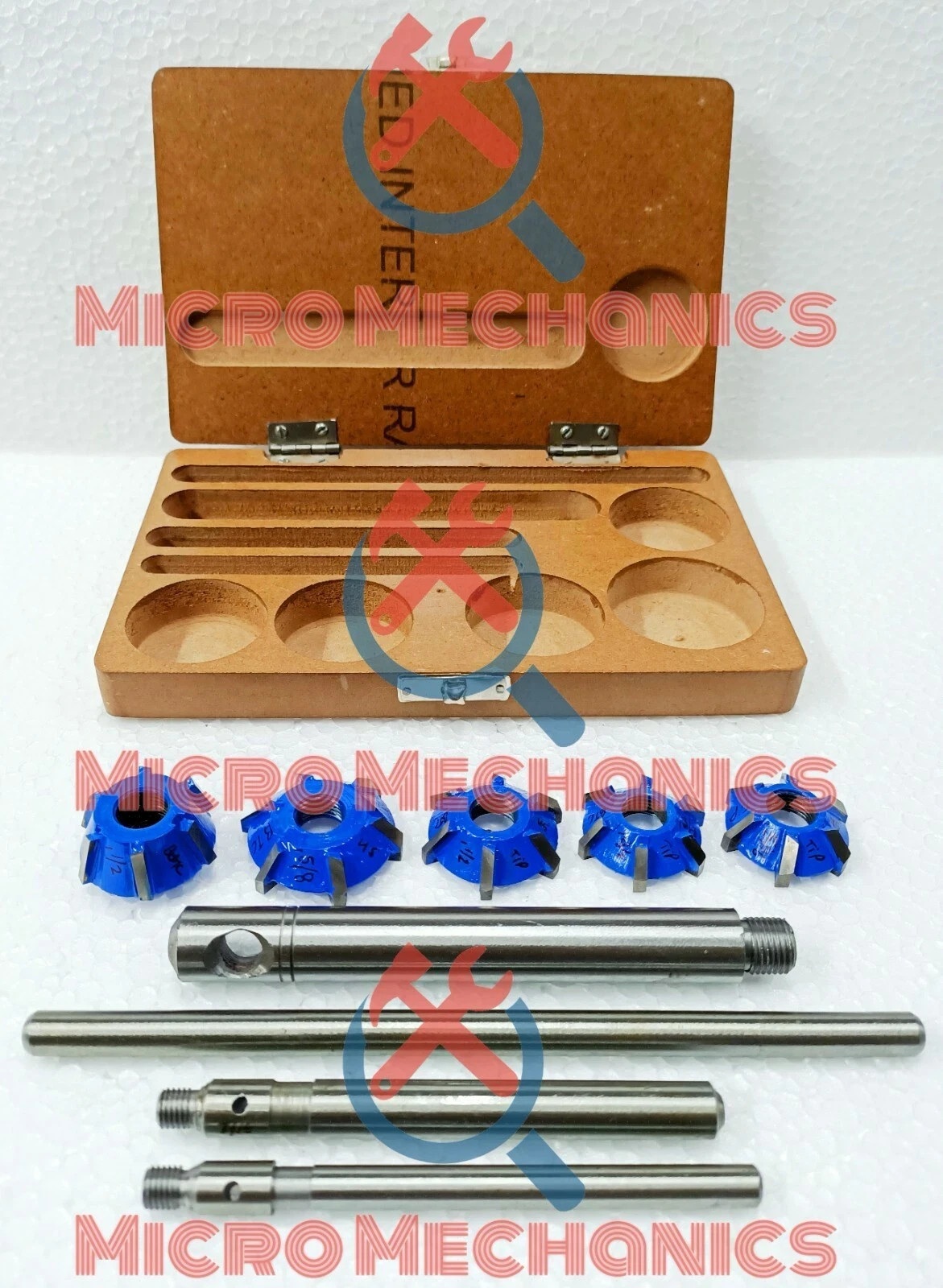 5Carbide Tipped Valve Seat Face Cutter Set Of 5 Pcs Kit Piece Cutters