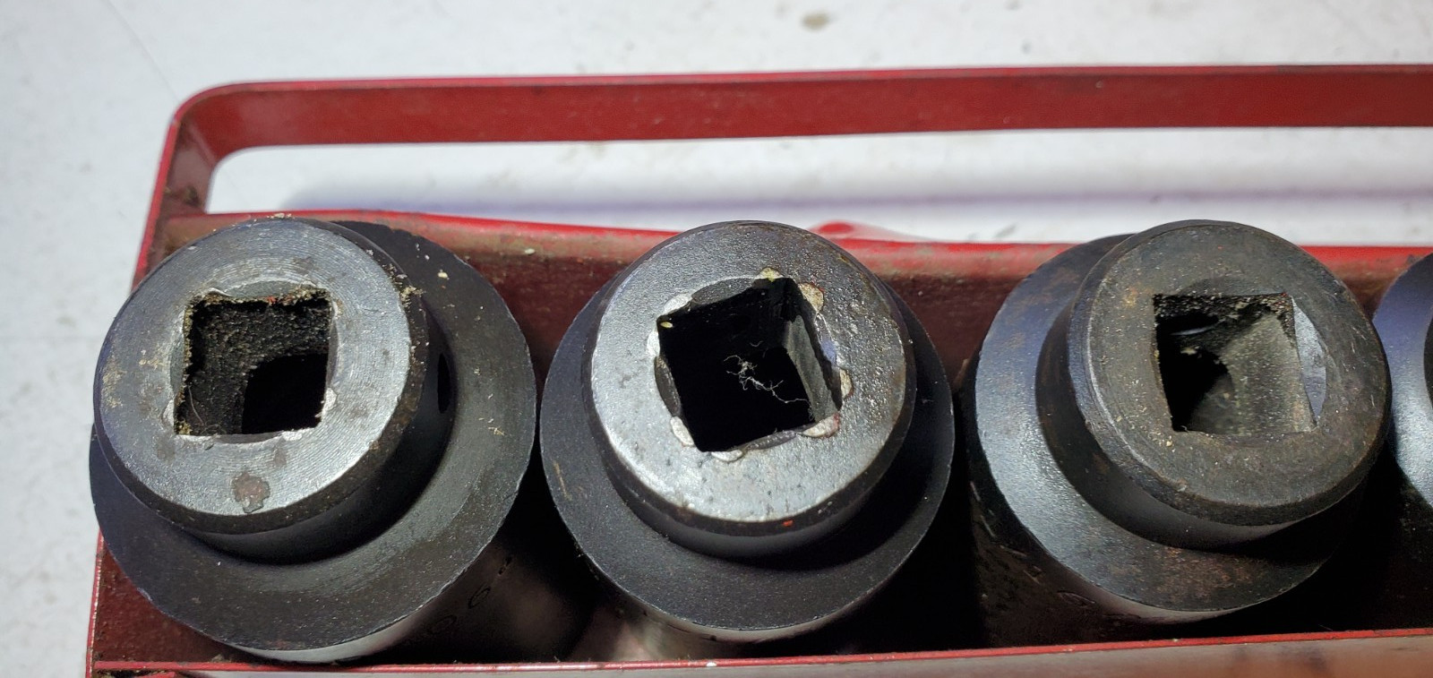 MAC TOOLS 1/2 SAE 6 Point DEEP Impact Socket Set Partial with Tray VT 10