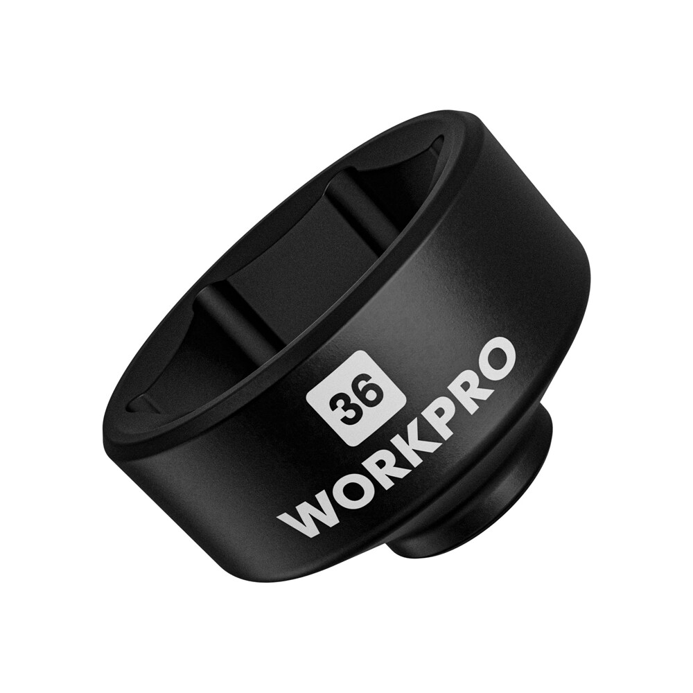 WORKPRO 36 mm Oil Filter Removal Tool Oil Filter Socket Wrench Oil Filter Wrench