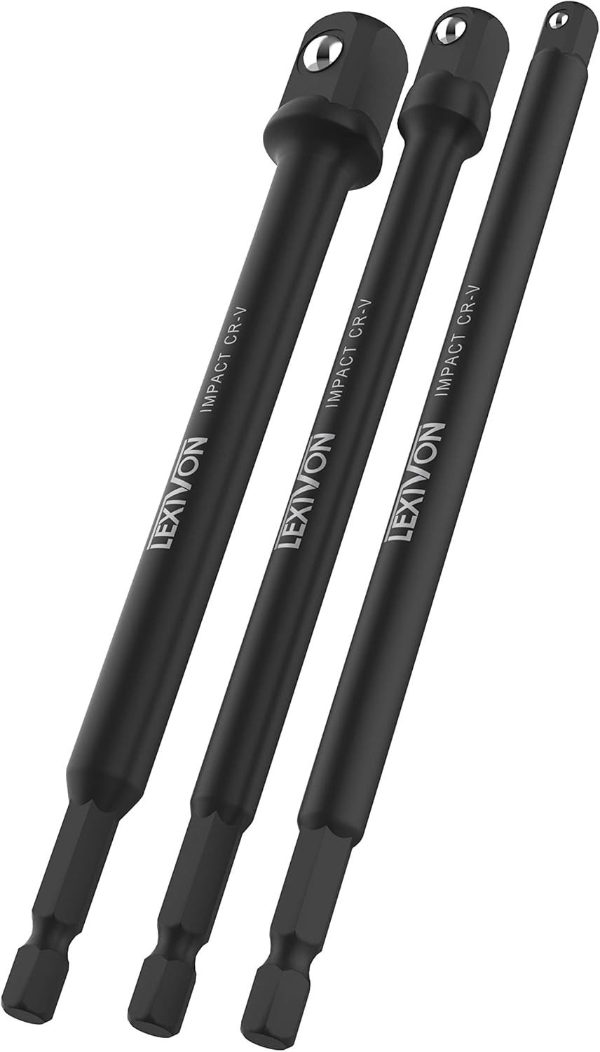 Durable Impact Socket Adapter Set – 6 Inch Extension with Corrosion Resistance