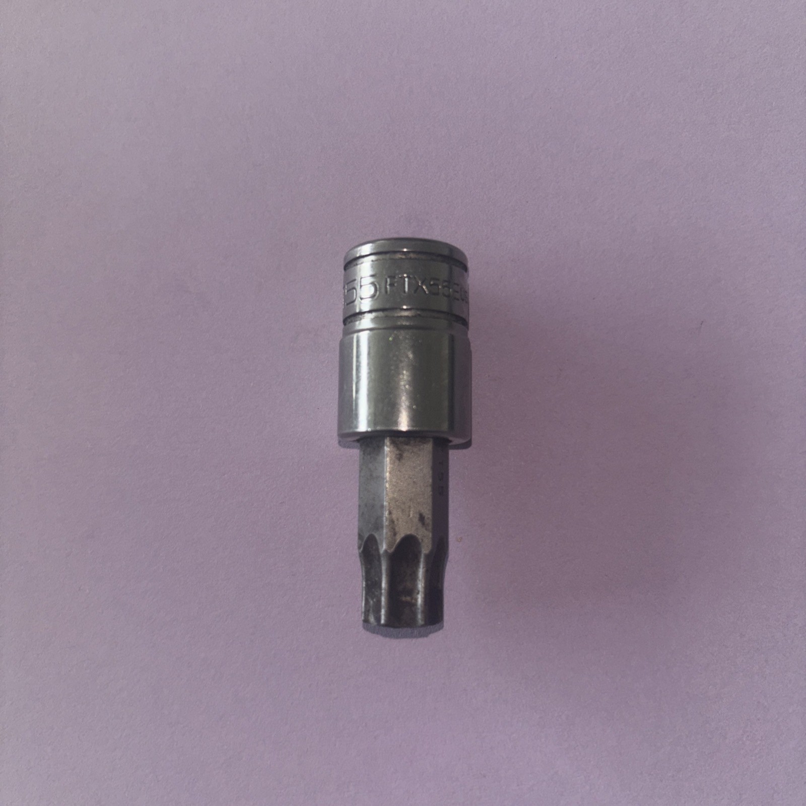 Snap On FTX55E 3/8″ Drive T55 Chrome Torx Star Socket Driver