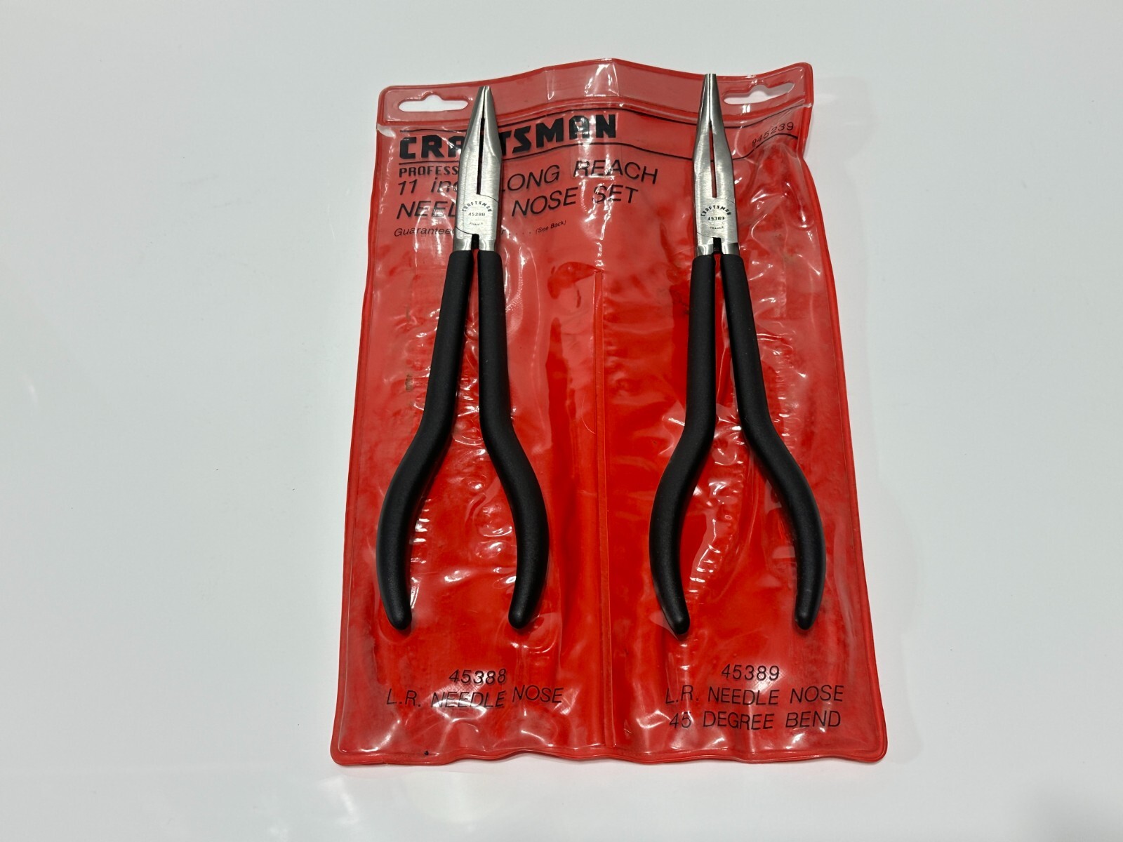 Craftsman Professional 45239 (FRANCE) Rare 2pc Extra Long Needle Nose Plier Set