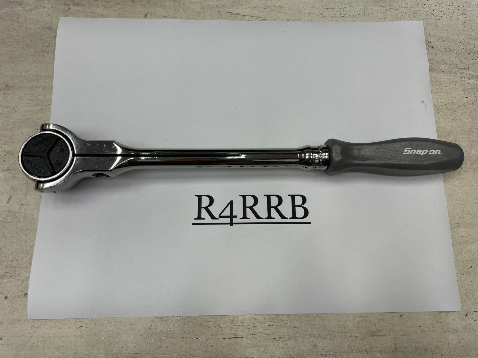 Snap-on Tools DRK TITANIUM 3/8″ Drive Hard Grip Round Swivel Ratchet FHNFD100DT