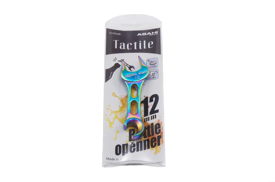 Asahi LCO012R 12mm bottle opener titanium rainbow Made in Japan