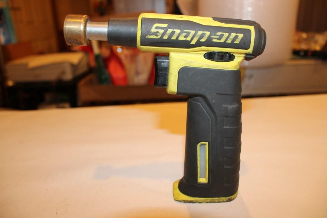 Snap-on TORCH400 High-Power Butane Gas Torch – Yellow TOOL ONLY