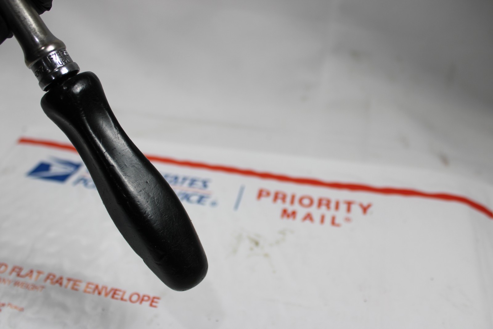 Snap On Tools F735B Flex Head 3/8″ Drive Ratchet Black Hard Handle USA
