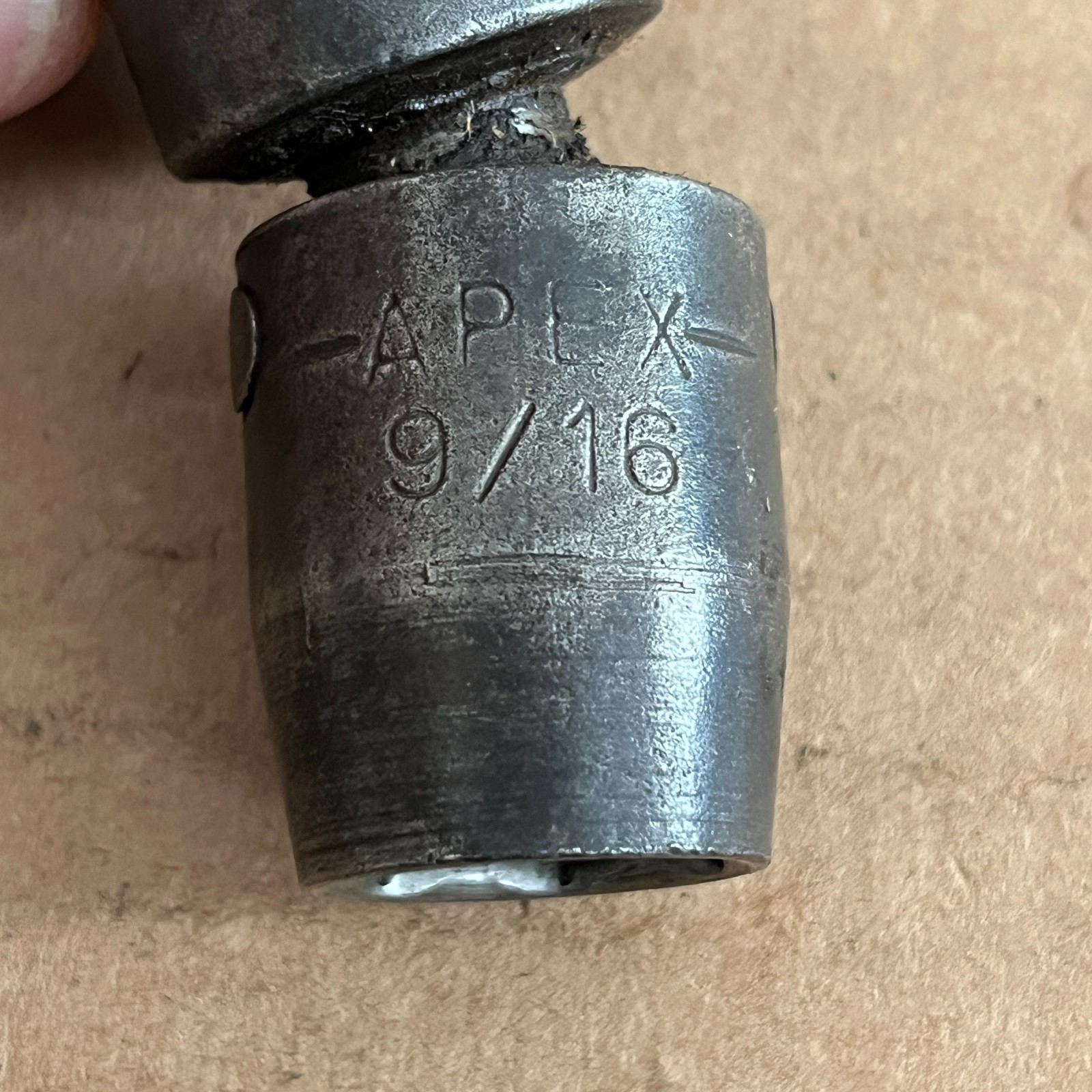Vintage APEX Dayton 1/2″ Drive 9/16″ 6-Point Impact Swivel Socket