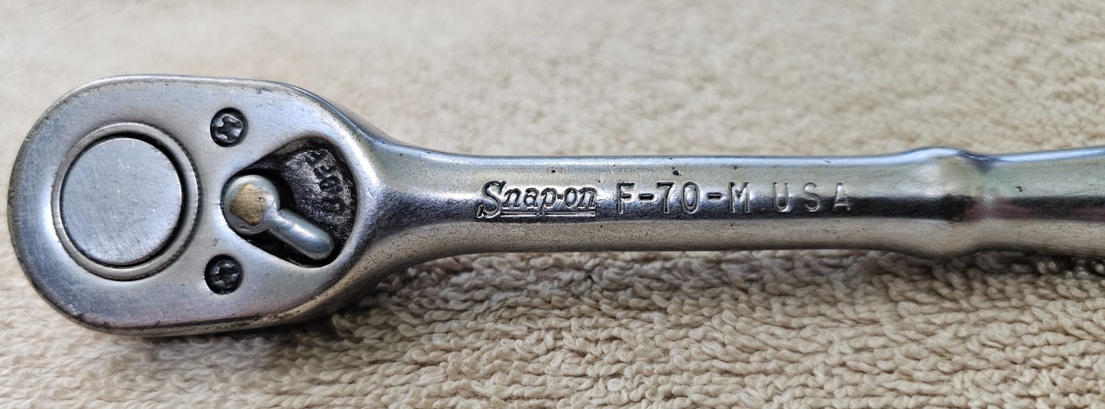 Snap On Tools 3/8 inch drive rachet F-70-M