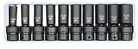 Sunex Tool 3660 10 Piece 3/8″ Drive Deep Swivel Socket Set 10-19Mm