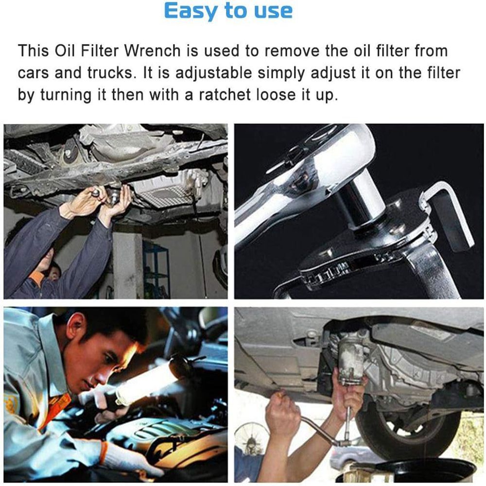 Universal 55-115mm Car Repair And Maintenance Three-Claw Oil Filter Removal Tool