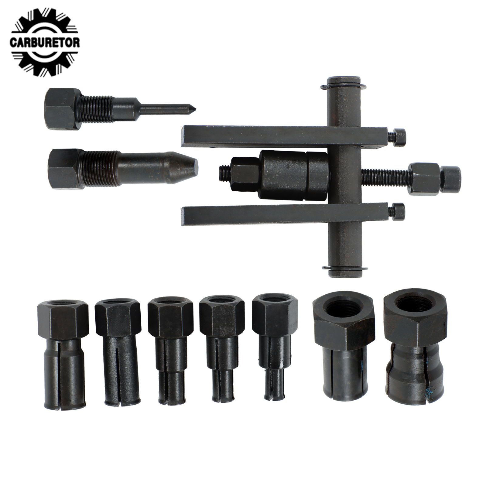 10pc Blind Hole Inner Bearing Puller Set 8-25mm Remover Slide Tool Internal Kit