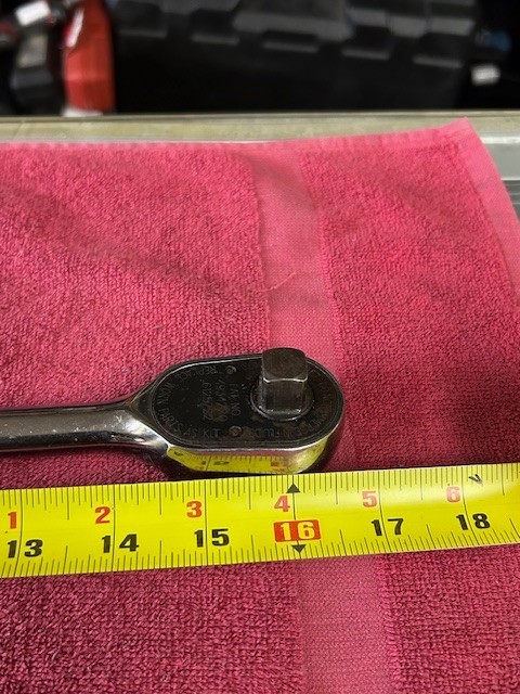 SNAP-ON TOOLS 1/2″ DR SOFT HANDLE RATCHET MODEL: SHL936A USA Ships Free!!