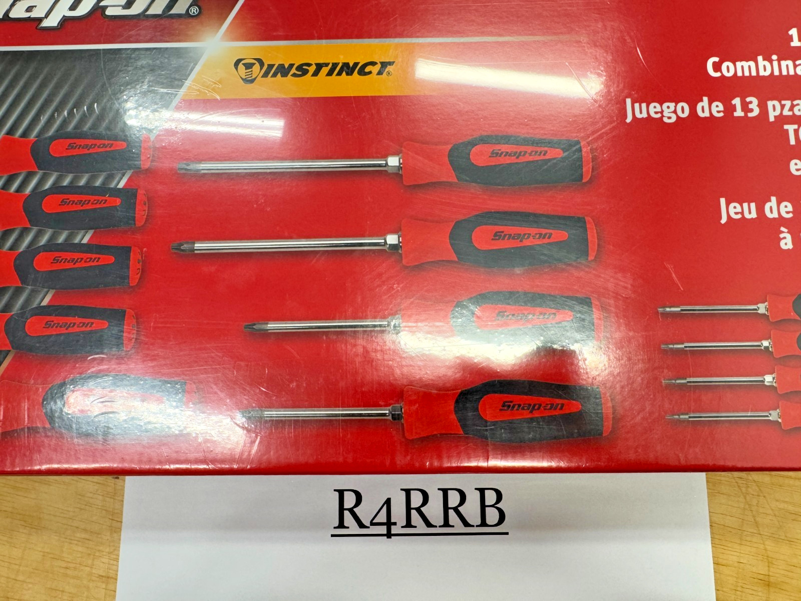 Snap-on Tools NEW 13pc RED SOFT GRIP T8 – T45 TORX Screwdriver Set SGDTX9040BR