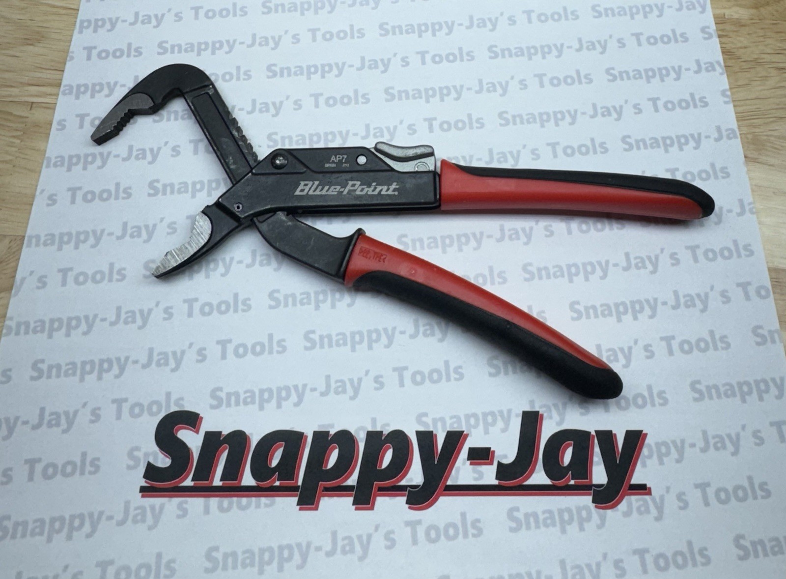 Blue-Point Tools By Snap-on 7” RED Adjustable Joint Pliers AP7