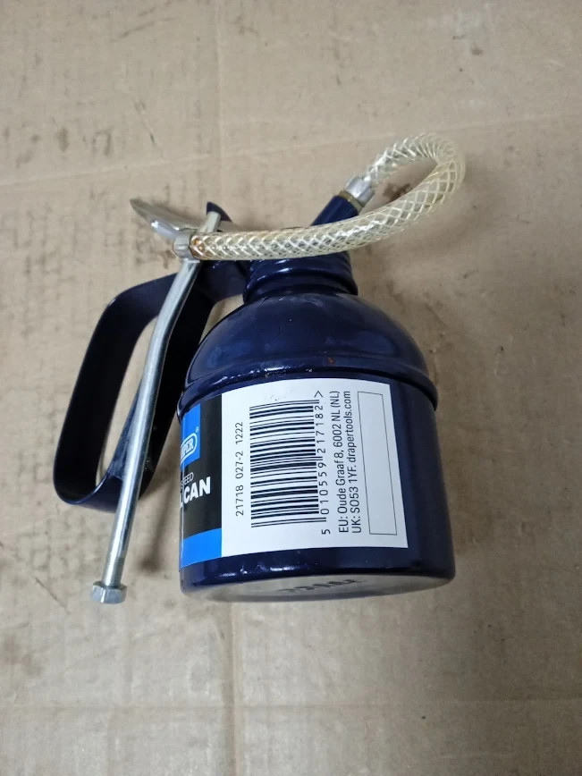 Draper 21718 Force Feed Oil Can 300ml Cap Polyethylen hoher Dichte