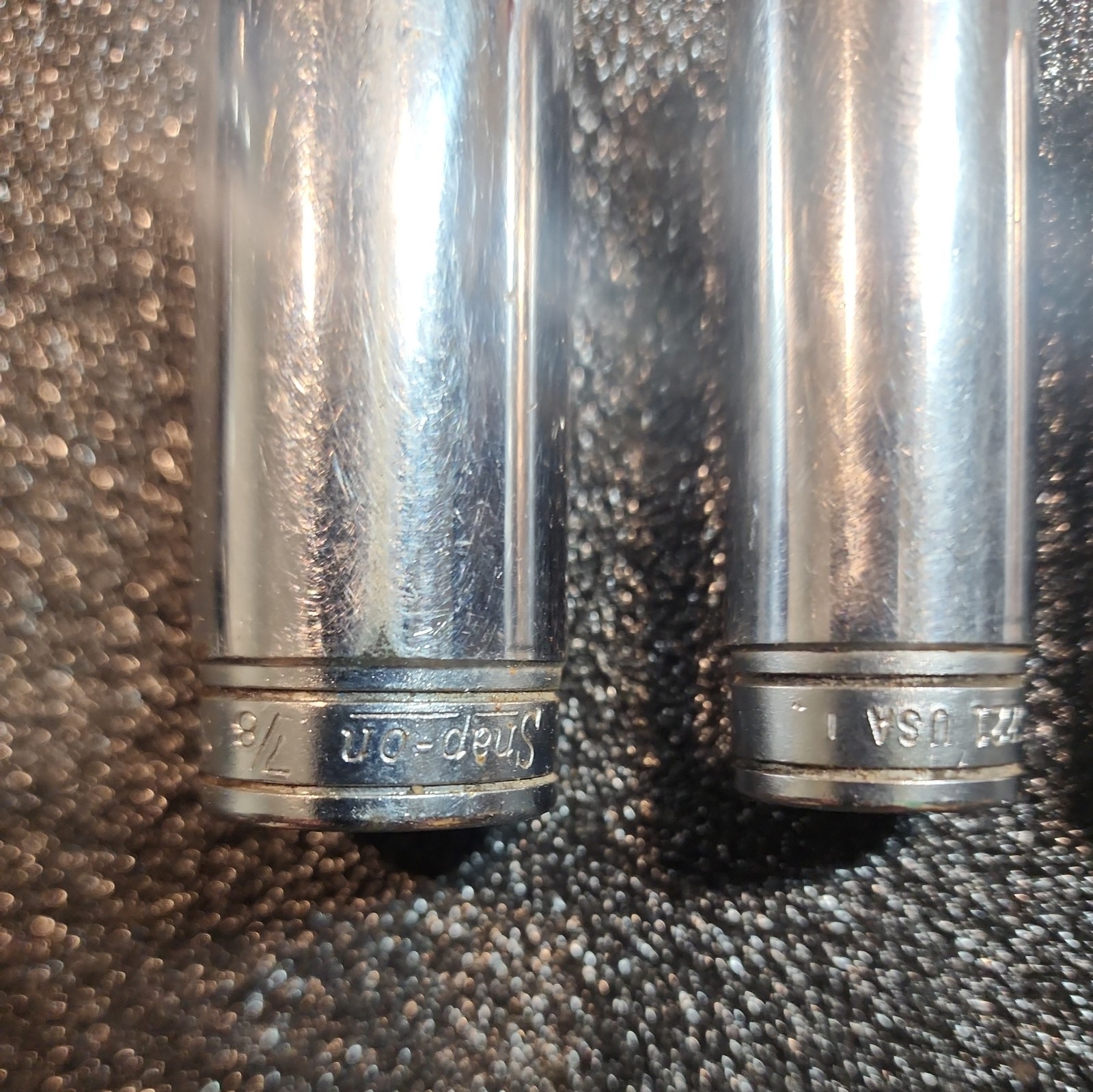 Snap-On 3/8″ Drive SFS 6 piece SAE Deep 6pt Point Socket Set 5/16-7/8 See sizes