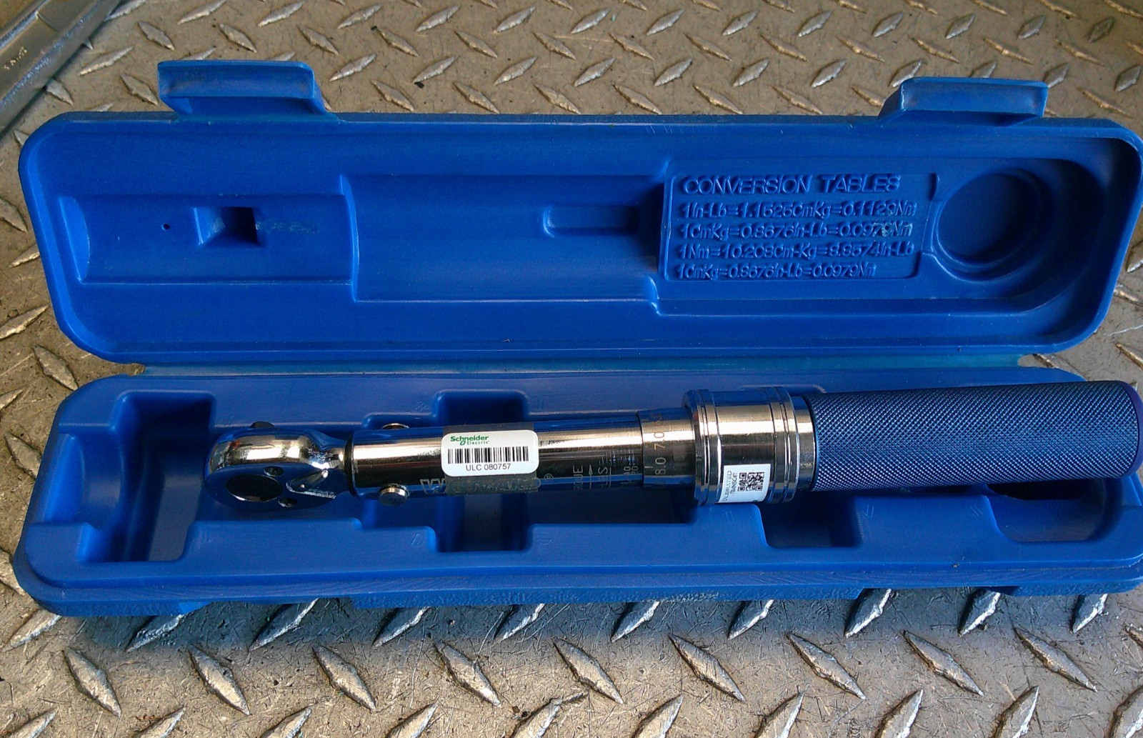 Westward 6PAG3 Torque Wrench 10-50 Ft Lbs w/ Blue Case