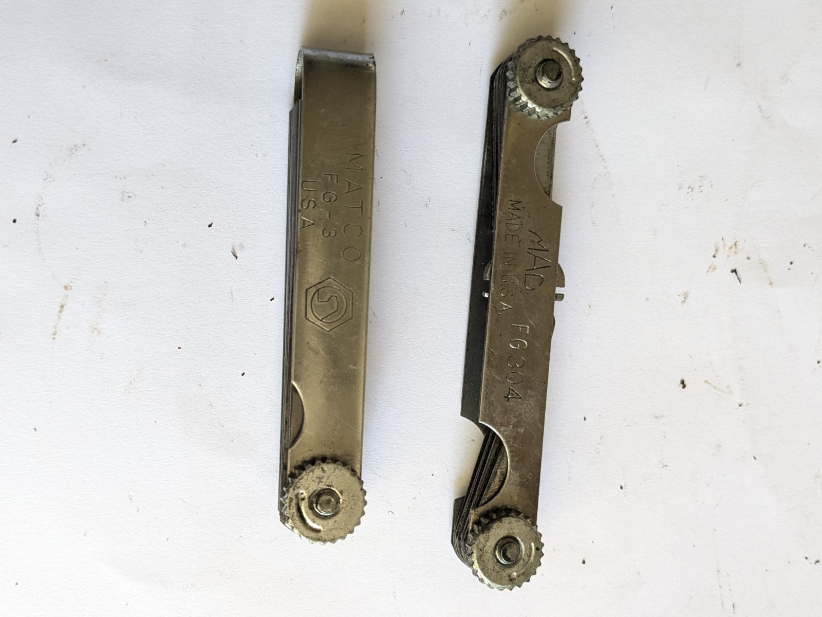Lot Mac Tools Fg304 Wire Spark Plug Gapper & Matco FG-3 Blade feeler gauge