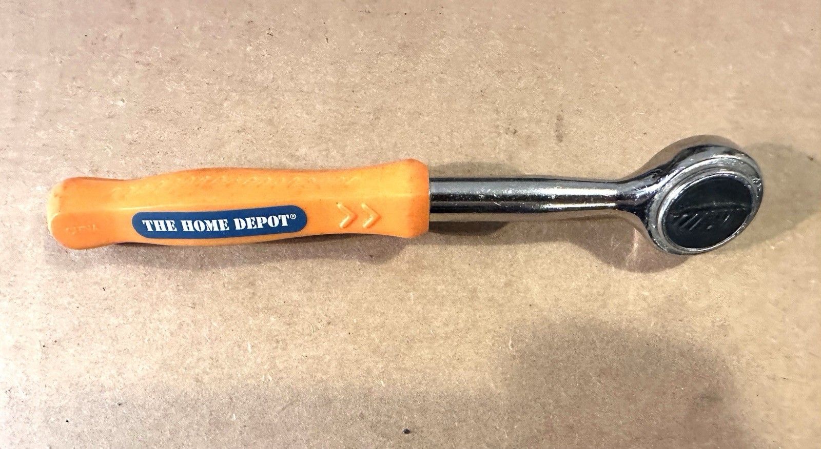 Rare Home Depot 1/4” Drive Ratchet – Excellent Advertising / Collectors