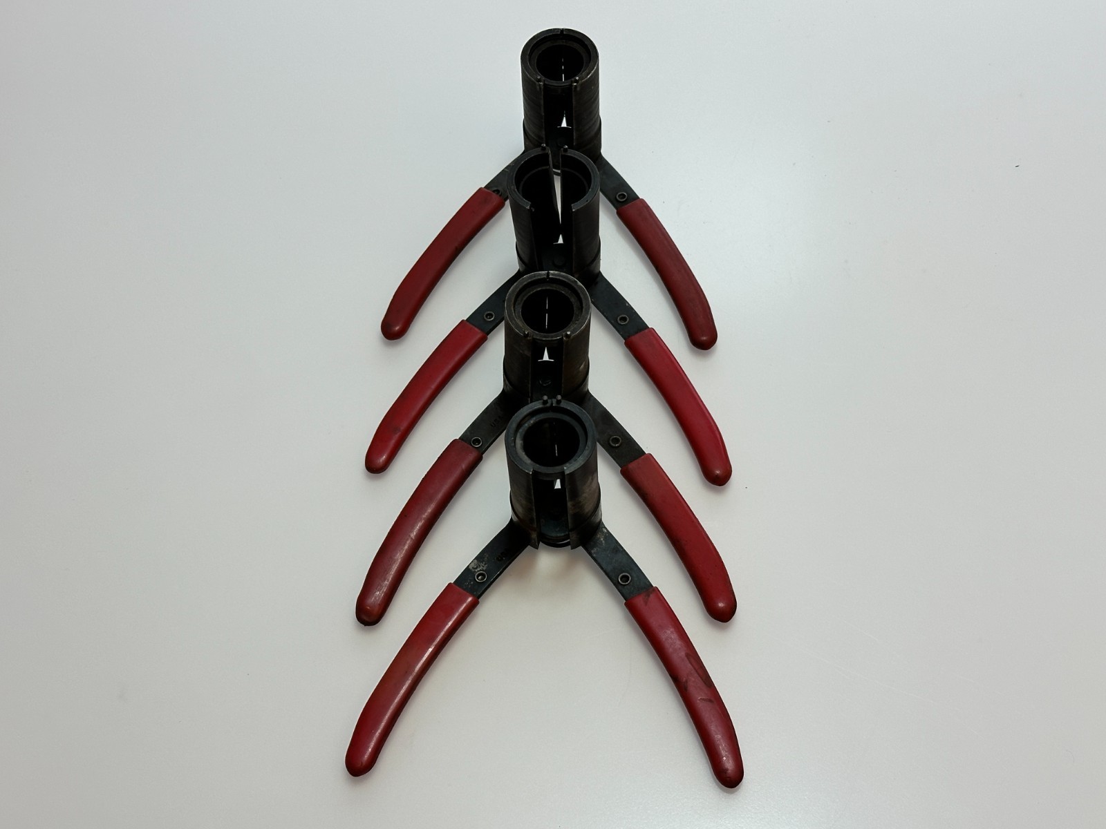Blue Point Tools / Other 4pc ACP-1 Internal Snap Ring Pliers Set Lot, Red Grip