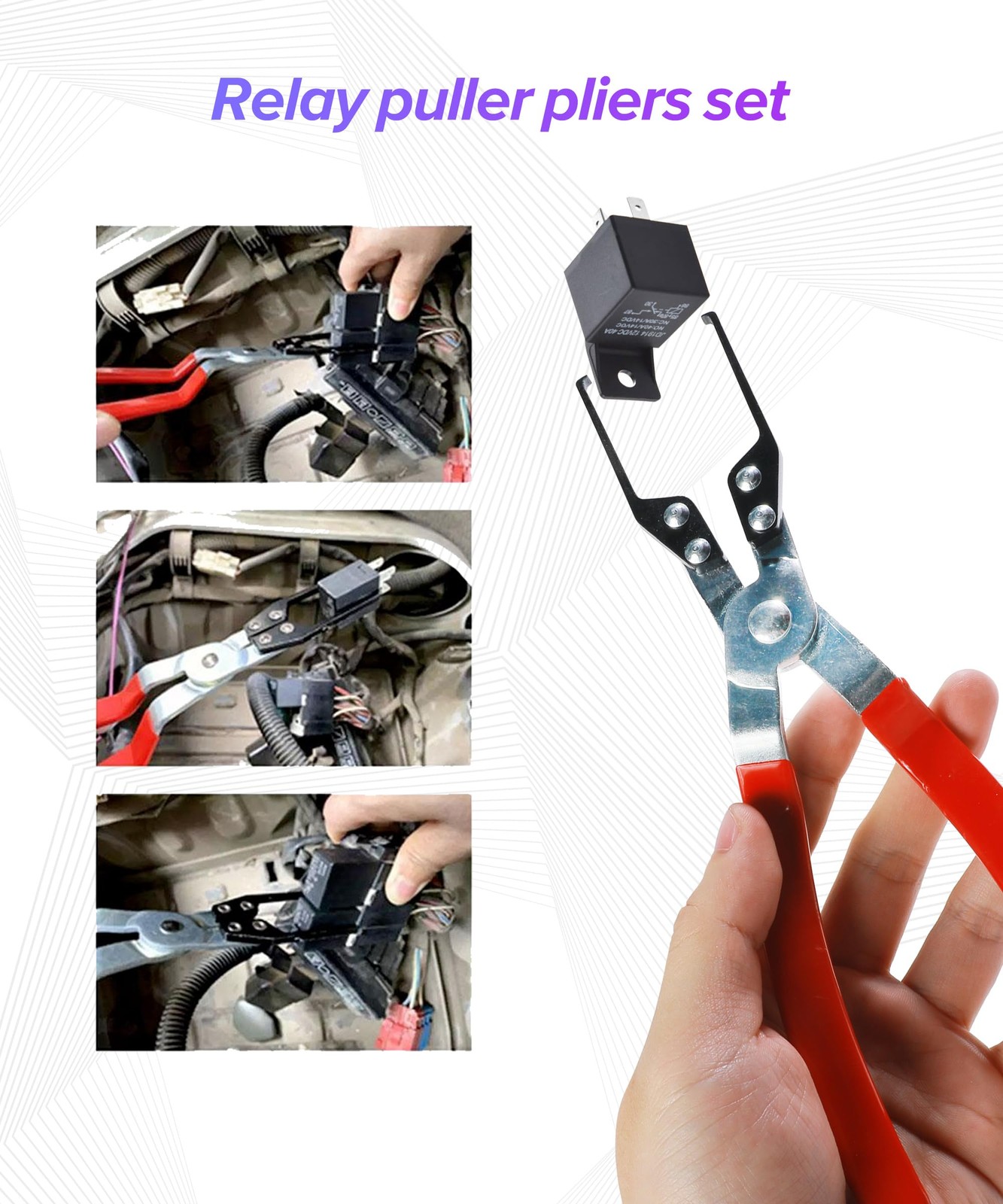 PAIYUE 4PCS Relay Puller Pliers,Car Accessories Fuse Puller…