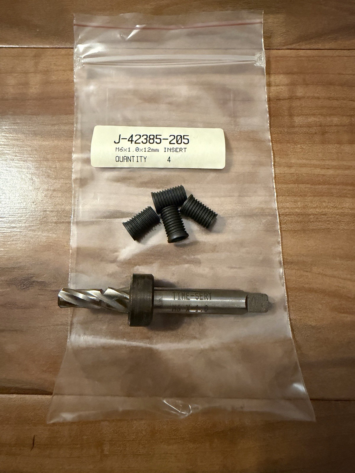 New Kent-Moore J-42385-205 Thread Repair Insert Set of 4 With J-42385-608 Bit