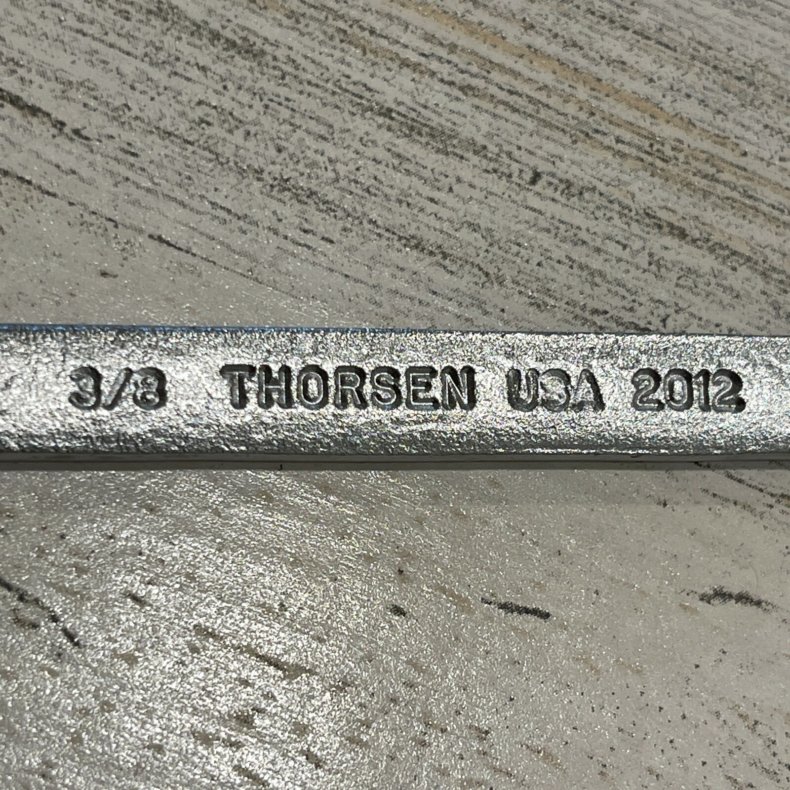 3/8″ THORSEN Combination End Wrench – Part Number 2012 12 Point NOS
