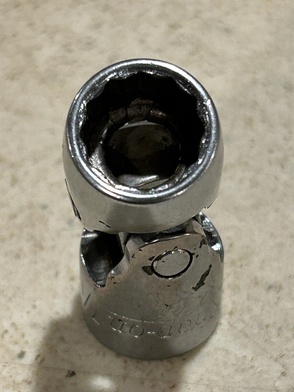Snap On 3/8 Drive 7/16 12PT Swivel Socket FVU14