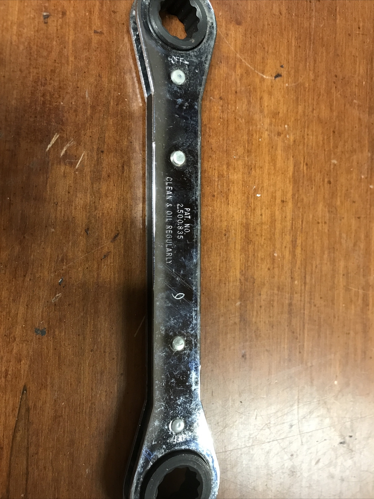 Craftsman 42174 14mm X 15mm Dual Ratcheting Box End Wrench USA