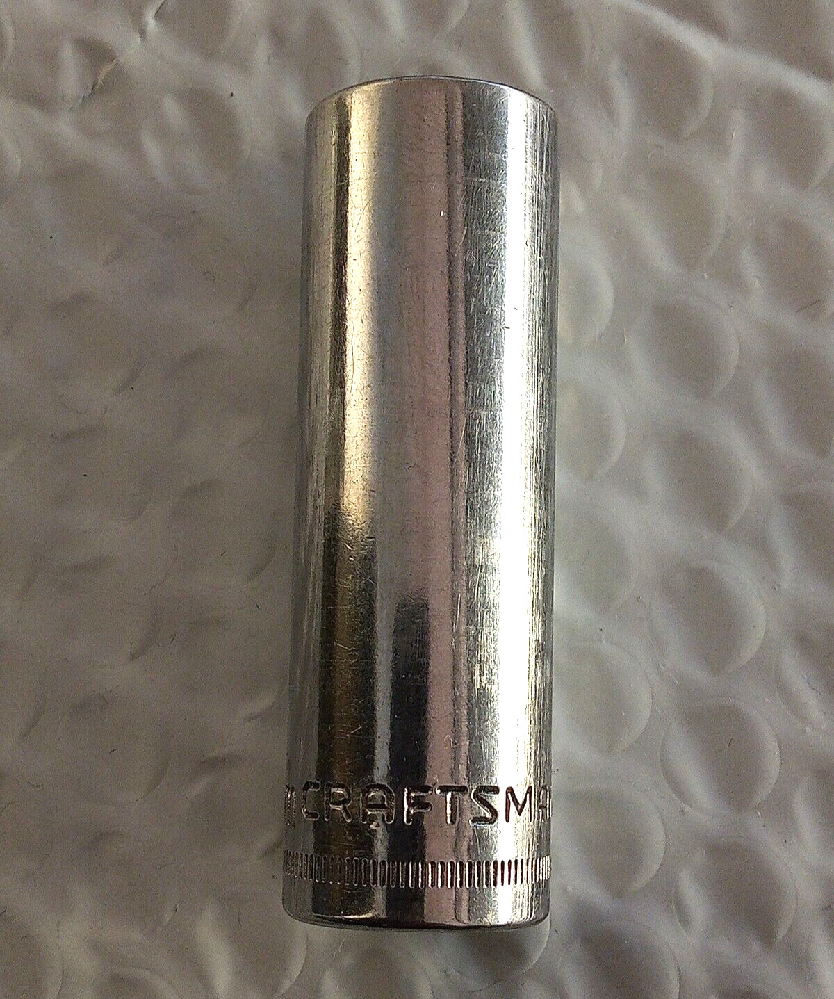 CRAFTSMAN TOOLS S-AF44432, 3/8″ DRIVE, 15MM. SOCKET, 2.5″ DEEP/HIGH, 6 POINT.