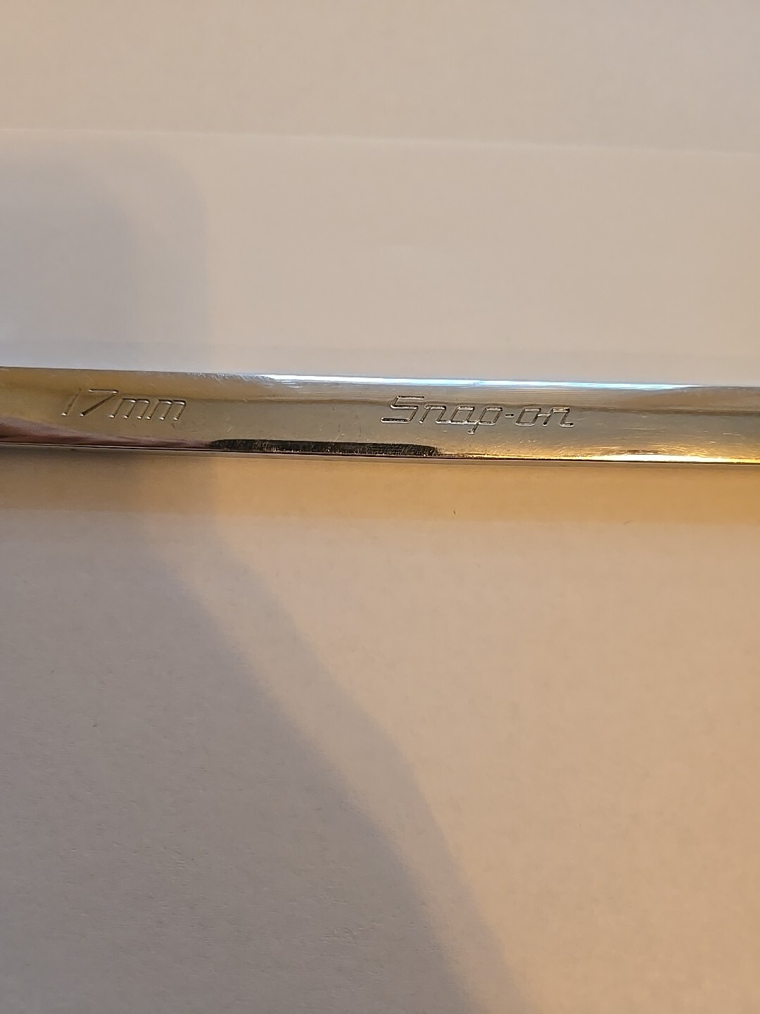 Snap On 17MM 12PT Chrome Combination Wrench OEXM170B