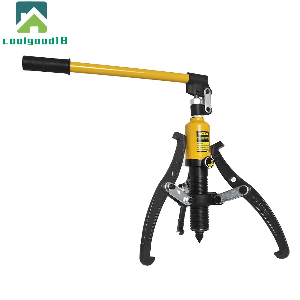 3-Jaw Hydraulic Gear Puller Set 5 Ton Wheel Bearing Pulling Separator W/Case