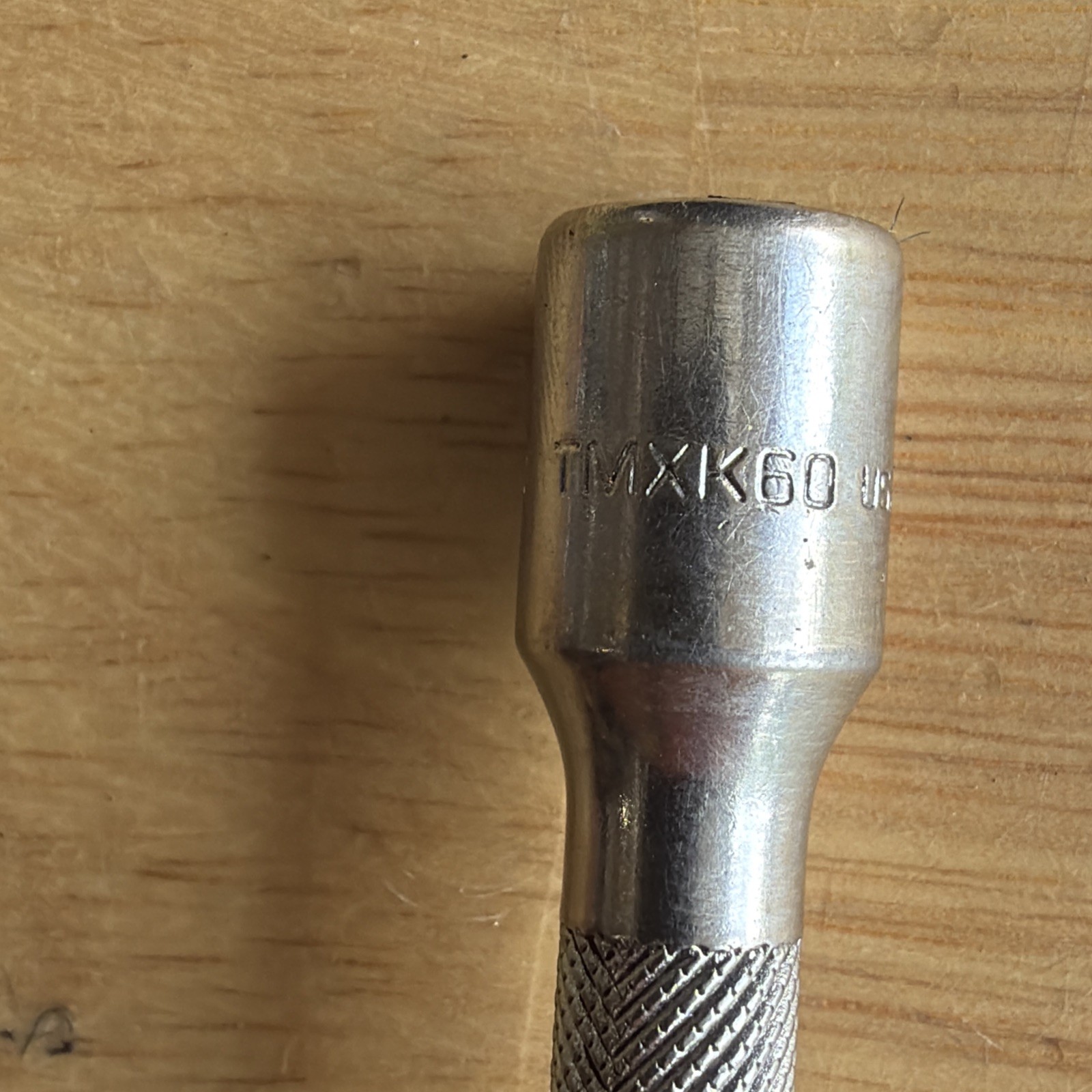 Snap On Tools 6″ Long Socket Extension 1/4″ Drive Knurled TMXK60 Made in USA