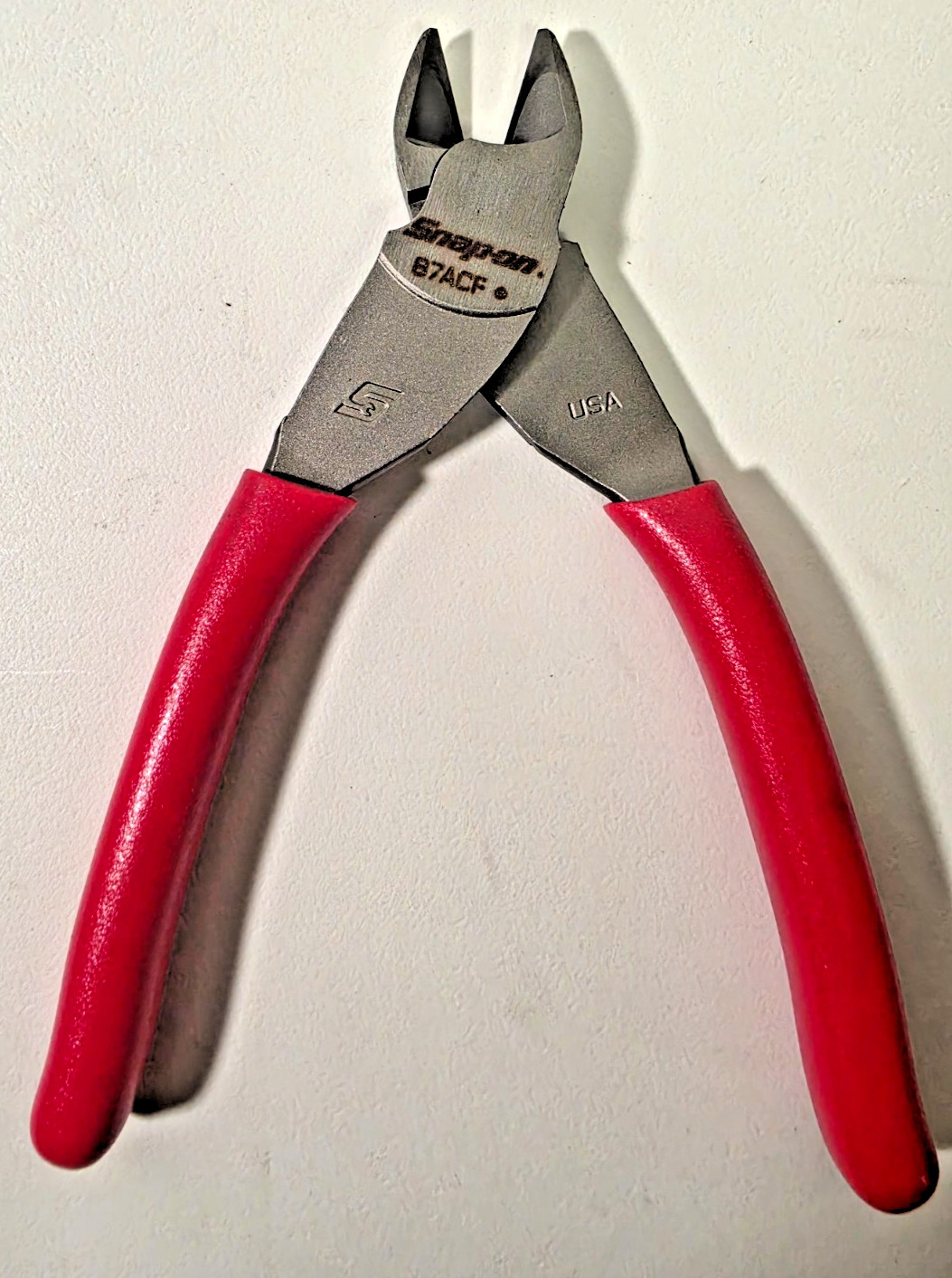 *NEW* Snap-On USA 87ACF 7″ VectorEdge Diagonal Cutters RED FAST FREE SHIPPING!!