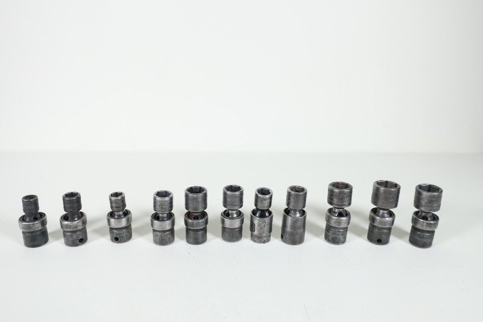 Snap On 3/8″ Drive 11pc Metric Swivel Impact 6pt Socket Set(9mm-19mm)IPFM