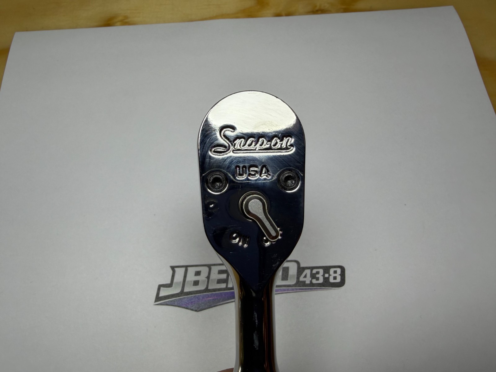 Snap-on Tools NEW ELECTRIC PINK 3/8″ Drive Soft Grip Fixed Head Ratchet FH100EP