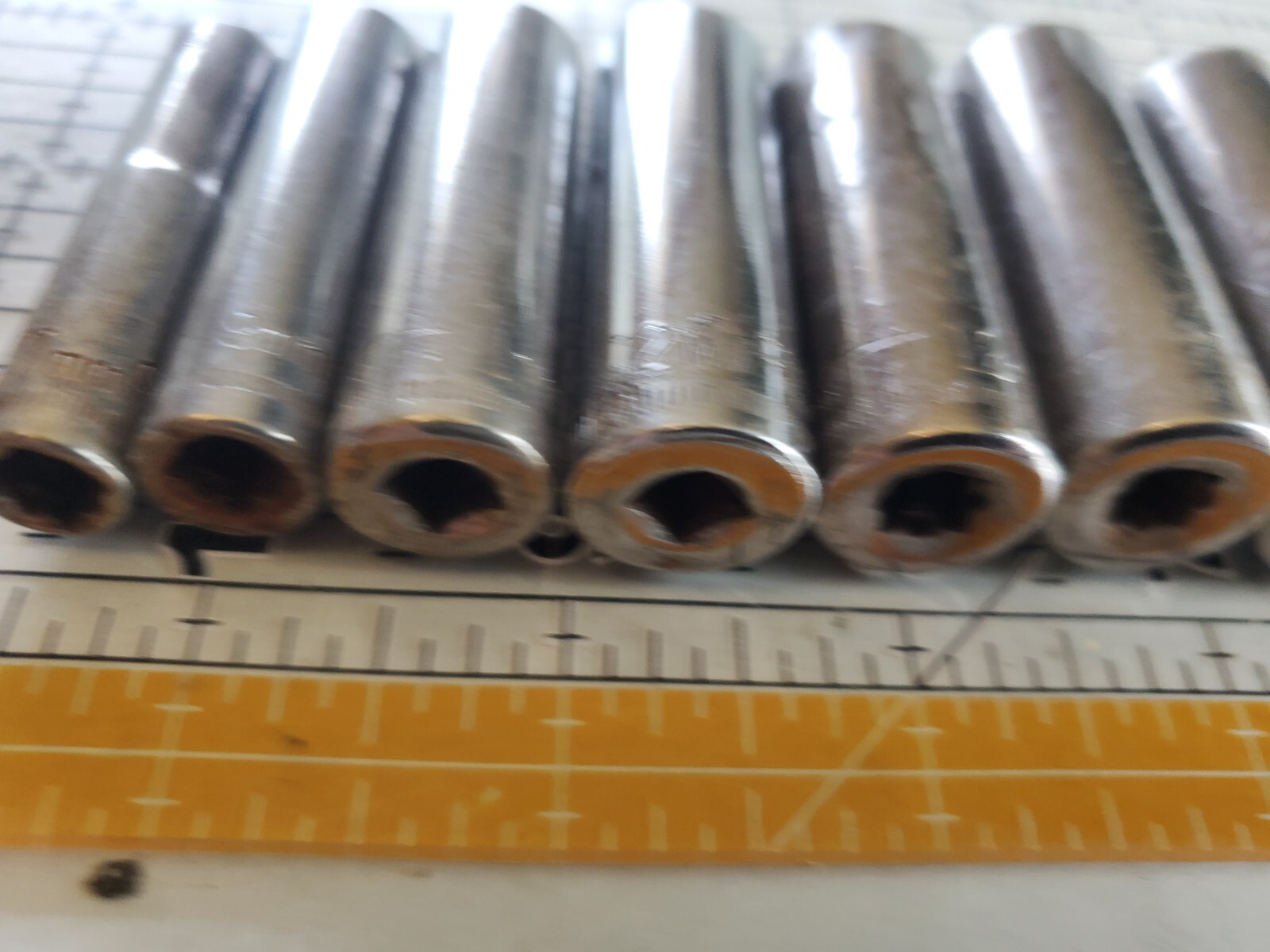 Craftsman USA 1/4″ Metric Socket Set Deep Well 6 Point Many Duplicates