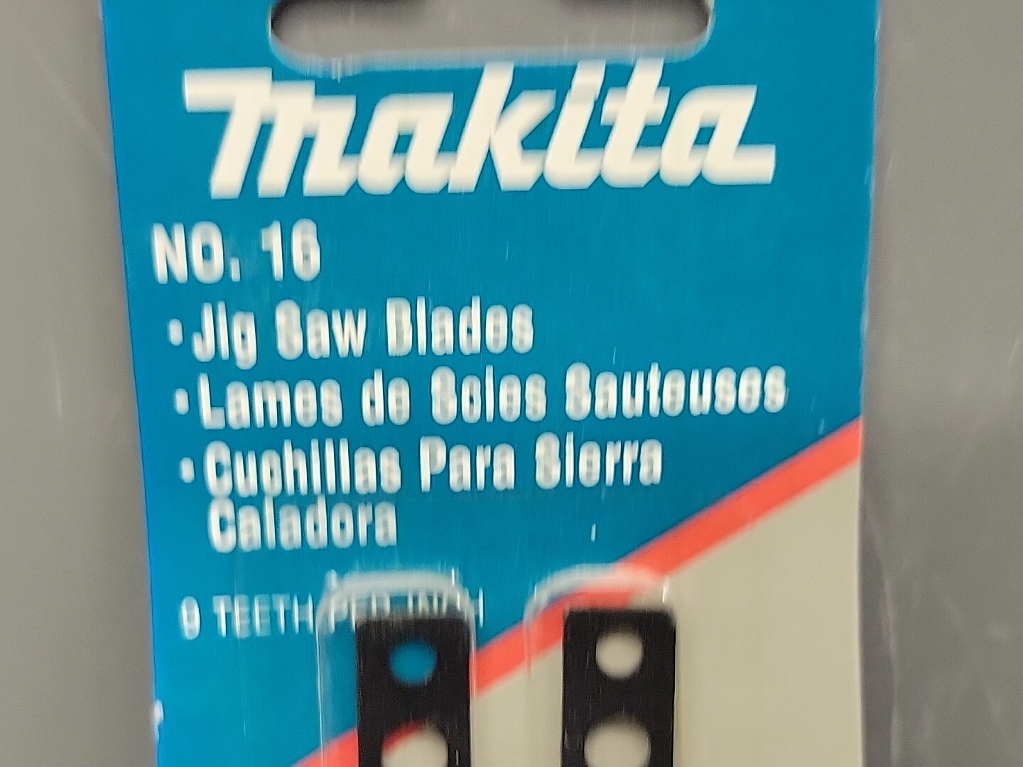 Makita No. 16 JigSaw Blade 792211-8-2 WOOD 9 Teeth TPI New Old Stock
