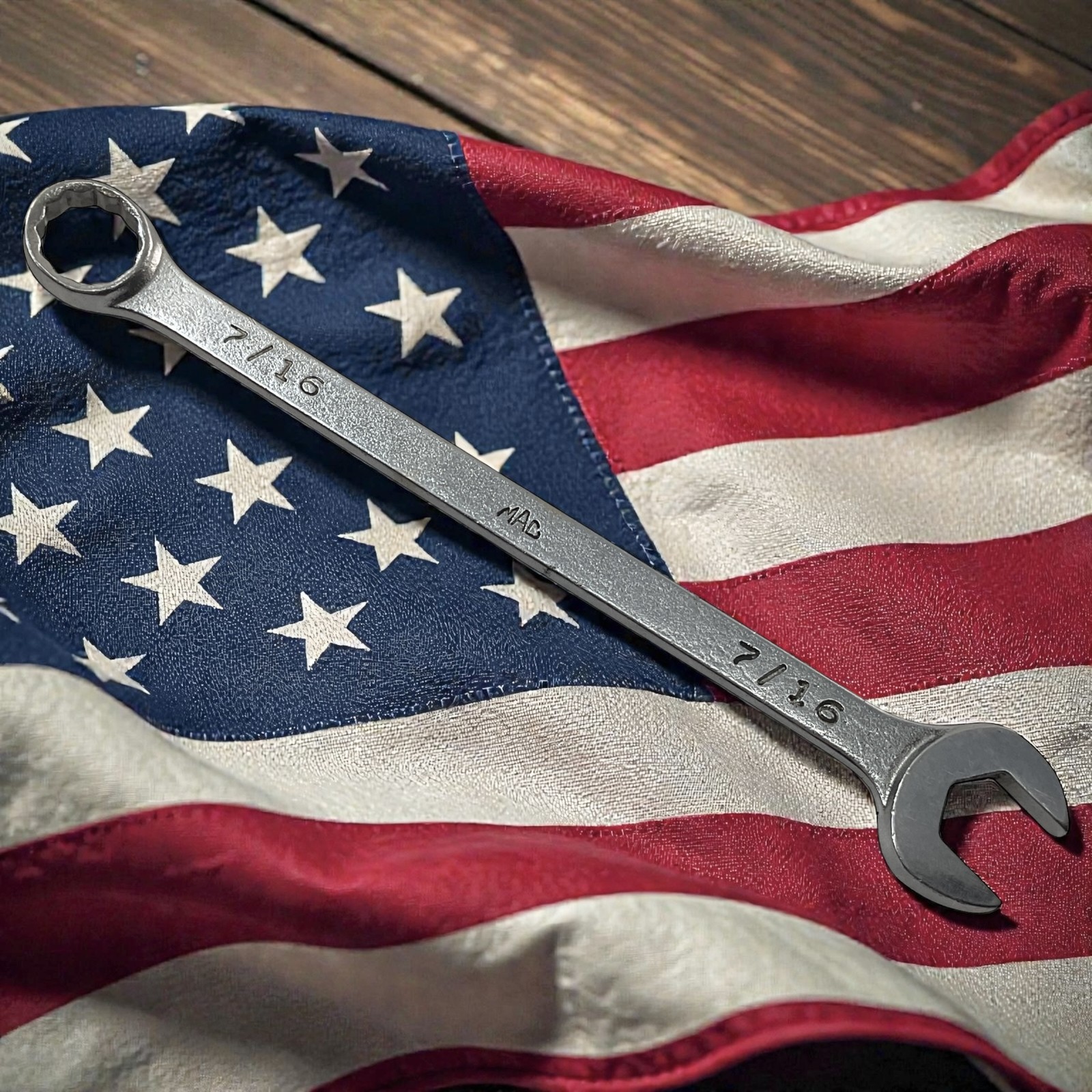 Mac Tools Combination Wrench CL14 7/16″ SAE As Pictured USA Fast Ship