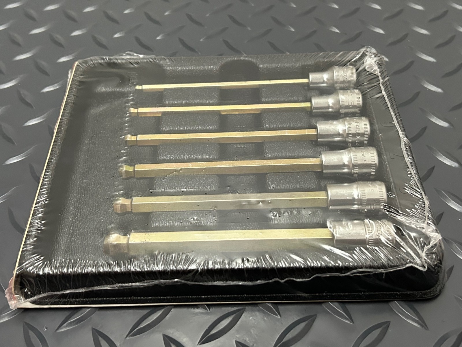 Snap-on 206efablm 6 pc 3/8 drive 4-8,10mm long ball hex driver set sealed USA